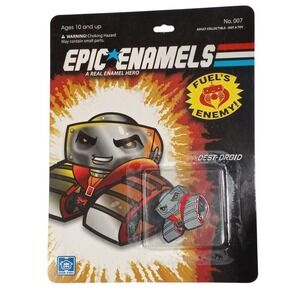Geek Fuel Epic Enamel Real Enamel Hero GI Joe Dest Droid Destro 1.5" Pin - DT